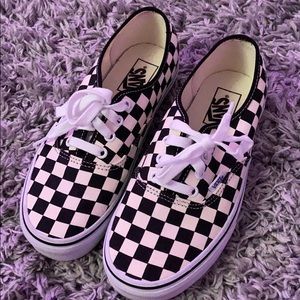 Checkered Vans